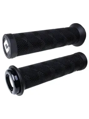 Odi Tangent Contour V2.1 Lock-On Grips Black/Black Clamps